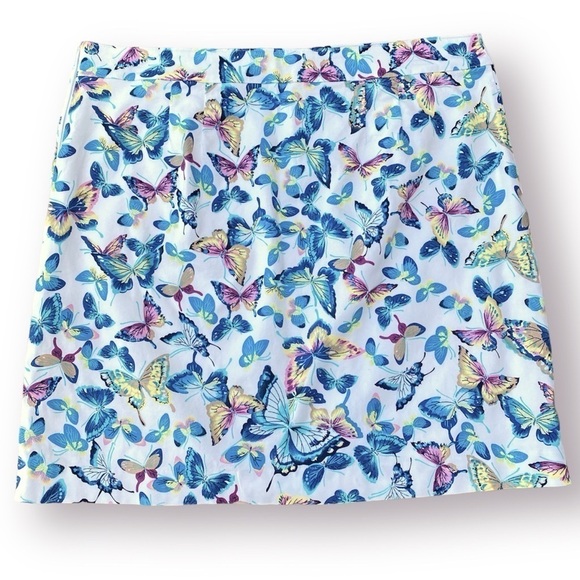 Talbots Butterfly Mini Skirt Size 16P - Picture 2 of 6